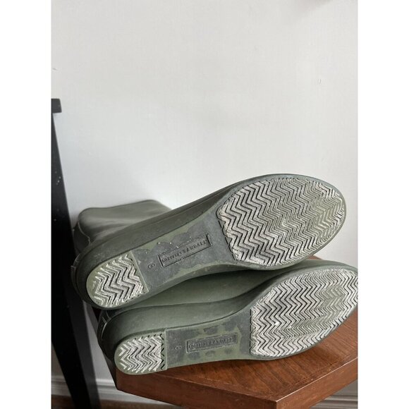 loeffler Randall Green Rubber Knee-high Rain Boots Size 8 Women’s - Picture 5 of 11